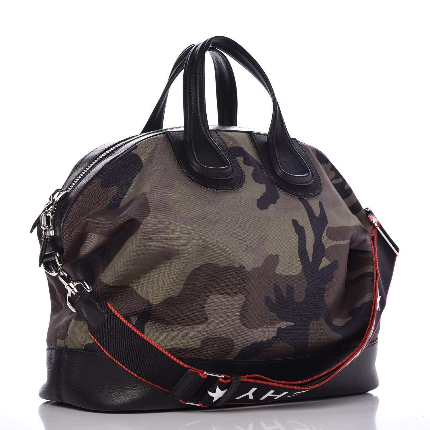 Givenchy Canvas Calfskin Camo Print Large Nightingale Multi 3 of 8