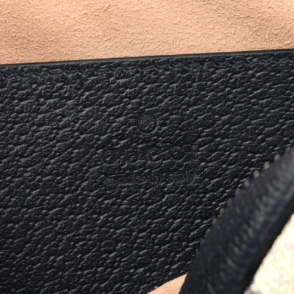 Gucci GG Supreme Monogram Textured Dollar Calfskin Web Mini Ophidia Shoulder Bag Beige Blue 6 of 12