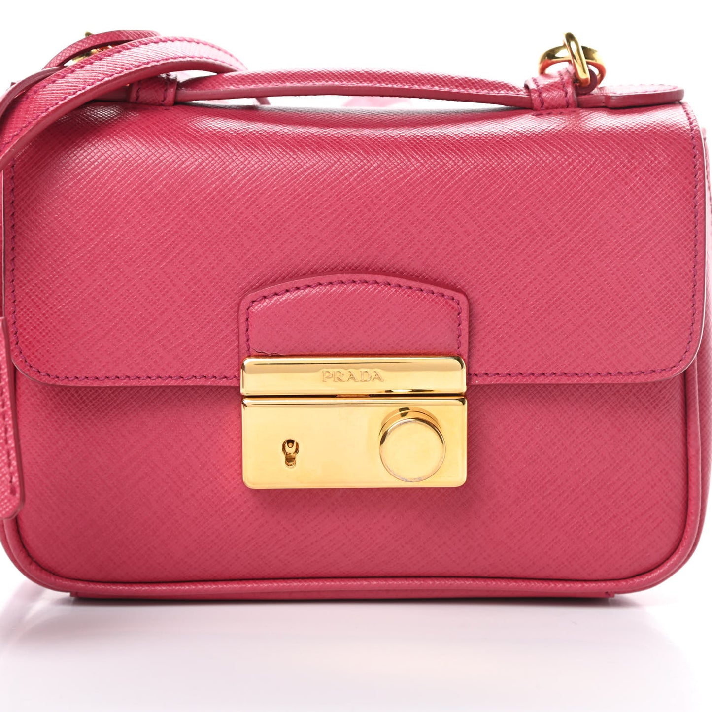 Saffiano Lux Mini Sound Crossbody Ametista