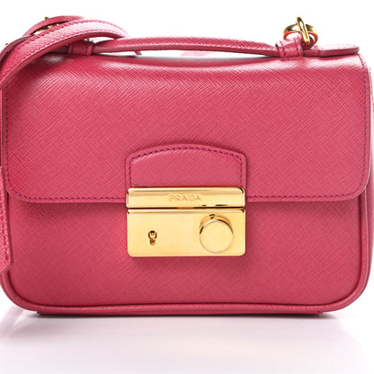 Prada Saffiano Lux Mini Sound Crossbody Ametista 8 of 11