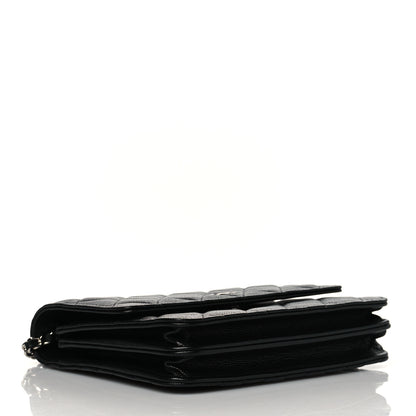 Chanel Caviar Quilted Square Wallet On Chain WOC Black 4 of 12