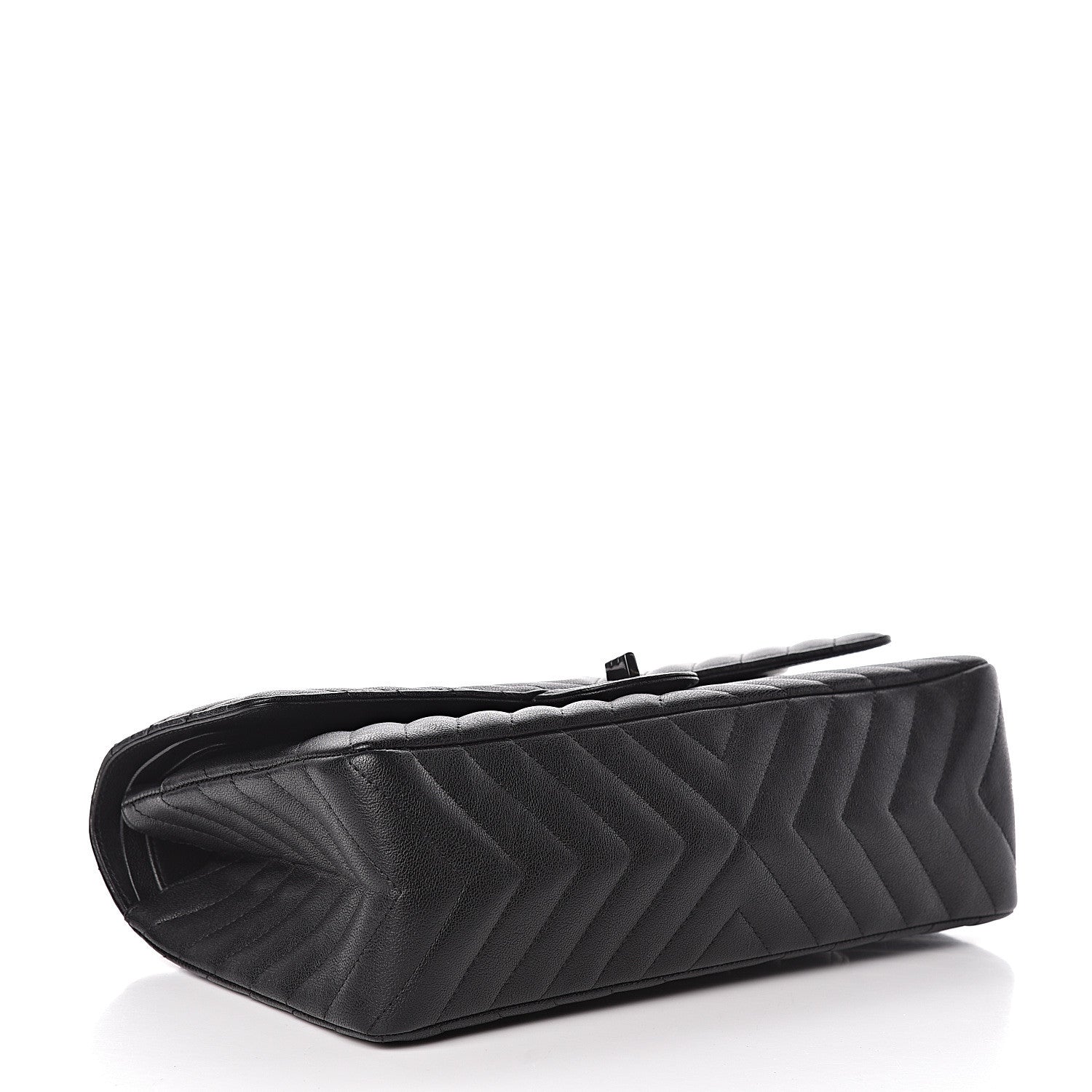 Chanel Sheepskin Chevron Quilted 2.55 Reissue 226 Flap So Black 4 of 16
