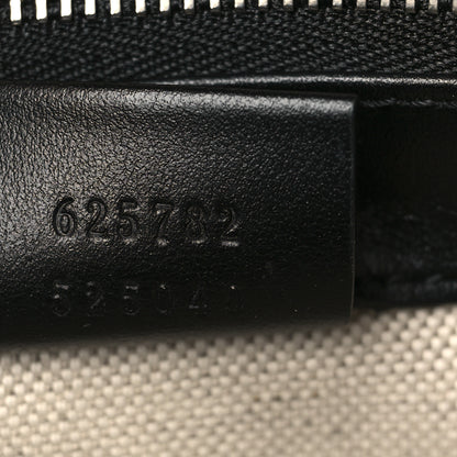 Gucci Calfskin GG Tennis Embossed Messenger Bag Black 6 of 8