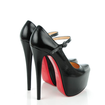 Christian Louboutin Kid Lady Daf 160 Pumps 38.5 Black 4 of 9