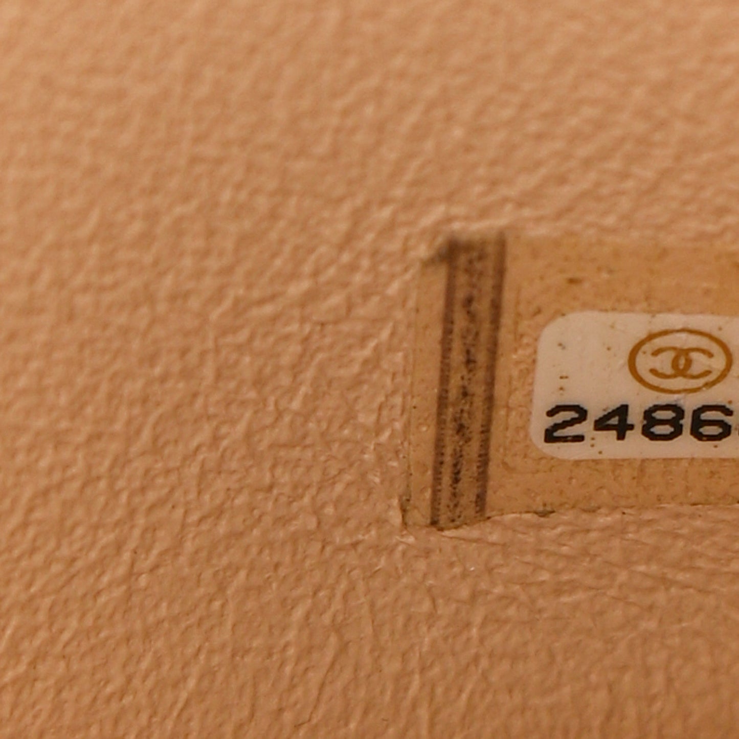 Caviar Quilted Jumbo Double Flap Beige