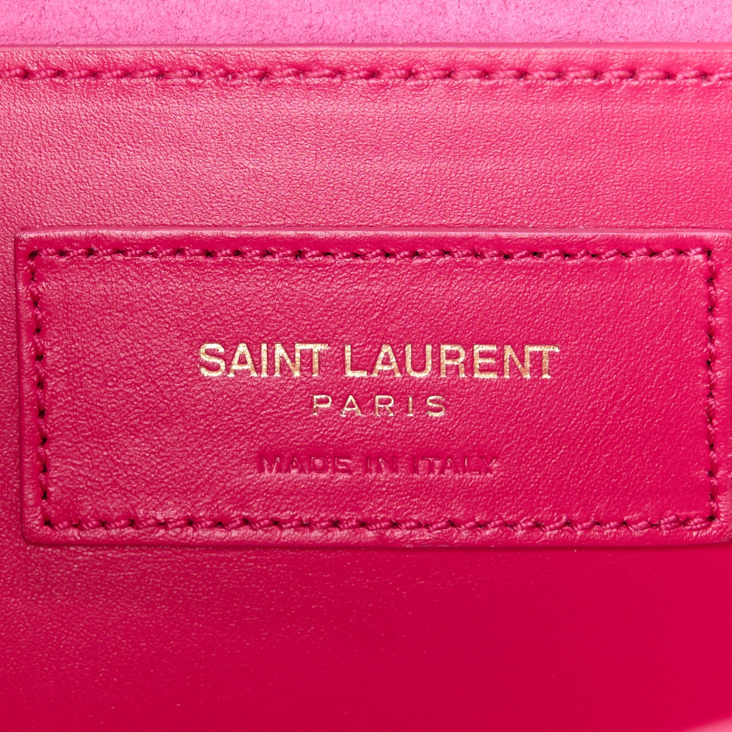 Saint Laurent Smooth Calfskin Medium Classic Monogram Kate Tassel Satchel Fuchsia 6 of 11