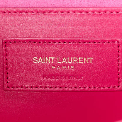 Saint Laurent Smooth Calfskin Medium Classic Monogram Kate Tassel Satchel Fuchsia 6 of 11