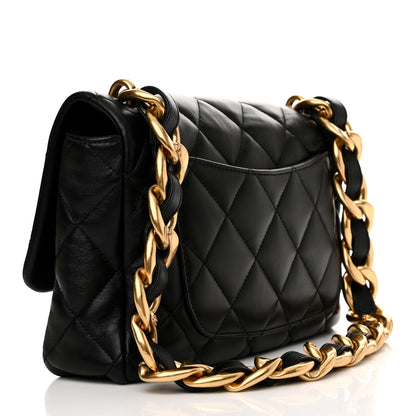 Chanel Lambskin Quilted Large CC Funky Town Flap Black 3 of 10