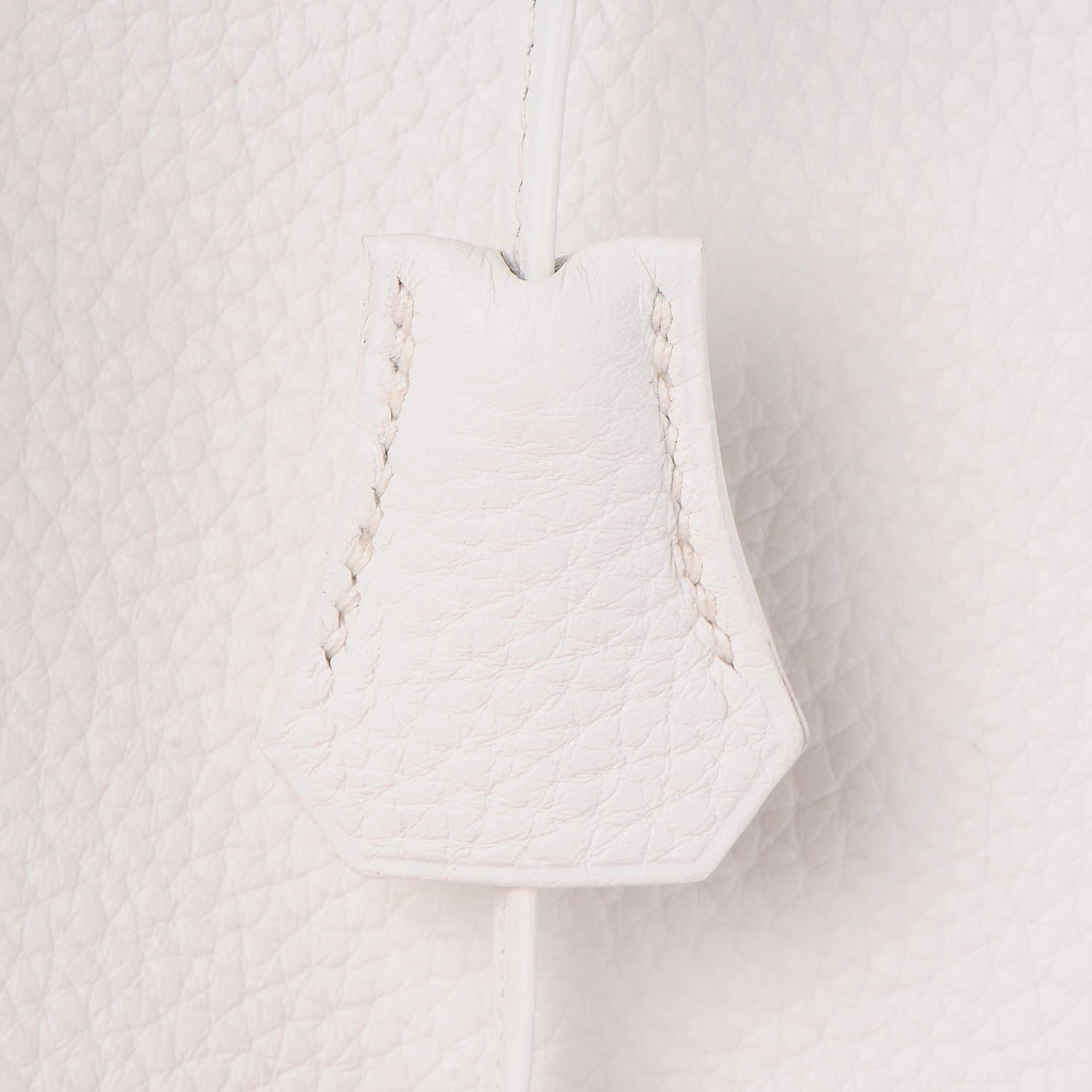 Hermes Taurillon Clemence Birkin 35 White 8 of 34