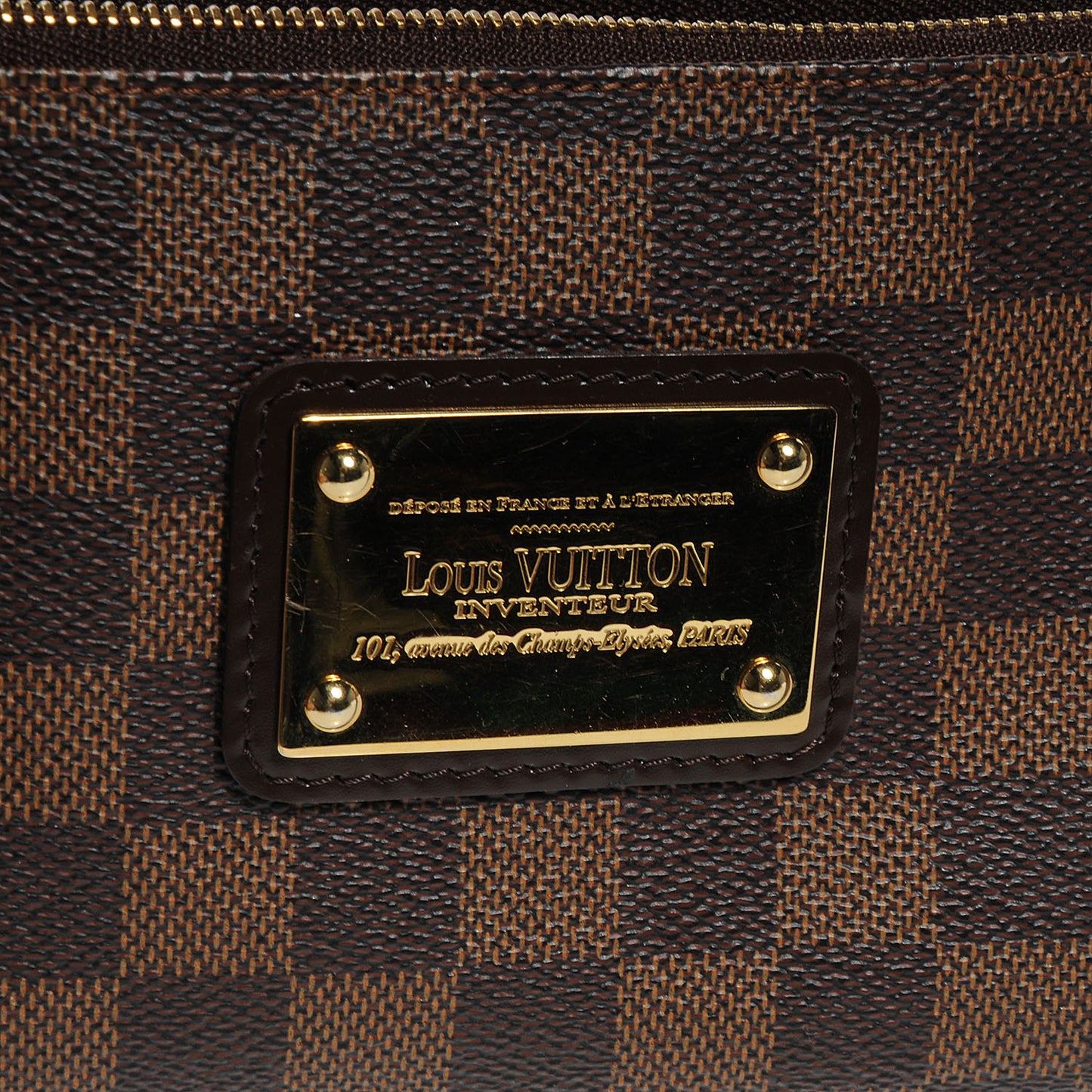 Damier Ebene Eva Clutch