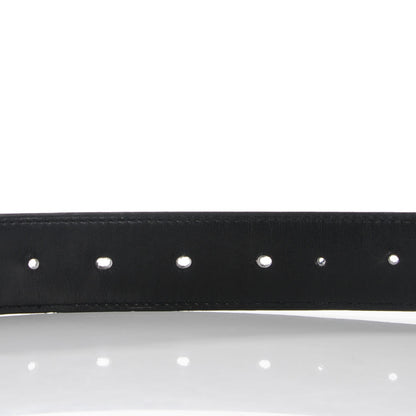 Hermes Box Togo 24mm H Belt 85 Black Blue Jean 11 of 14