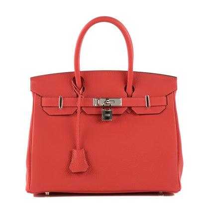 Hermes Togo Birkin 30 Rouge Pivoine 1 of 21