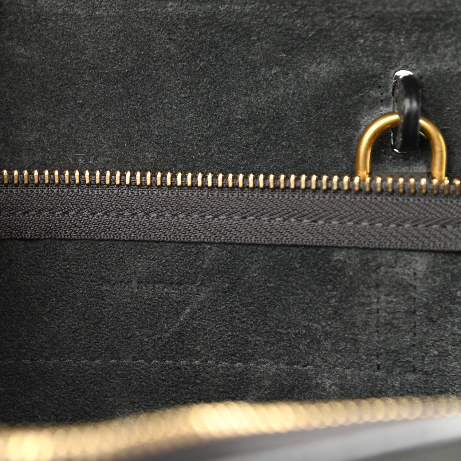 Celine Grained Calfskin Nano Belt Bag Grey 6 of 8