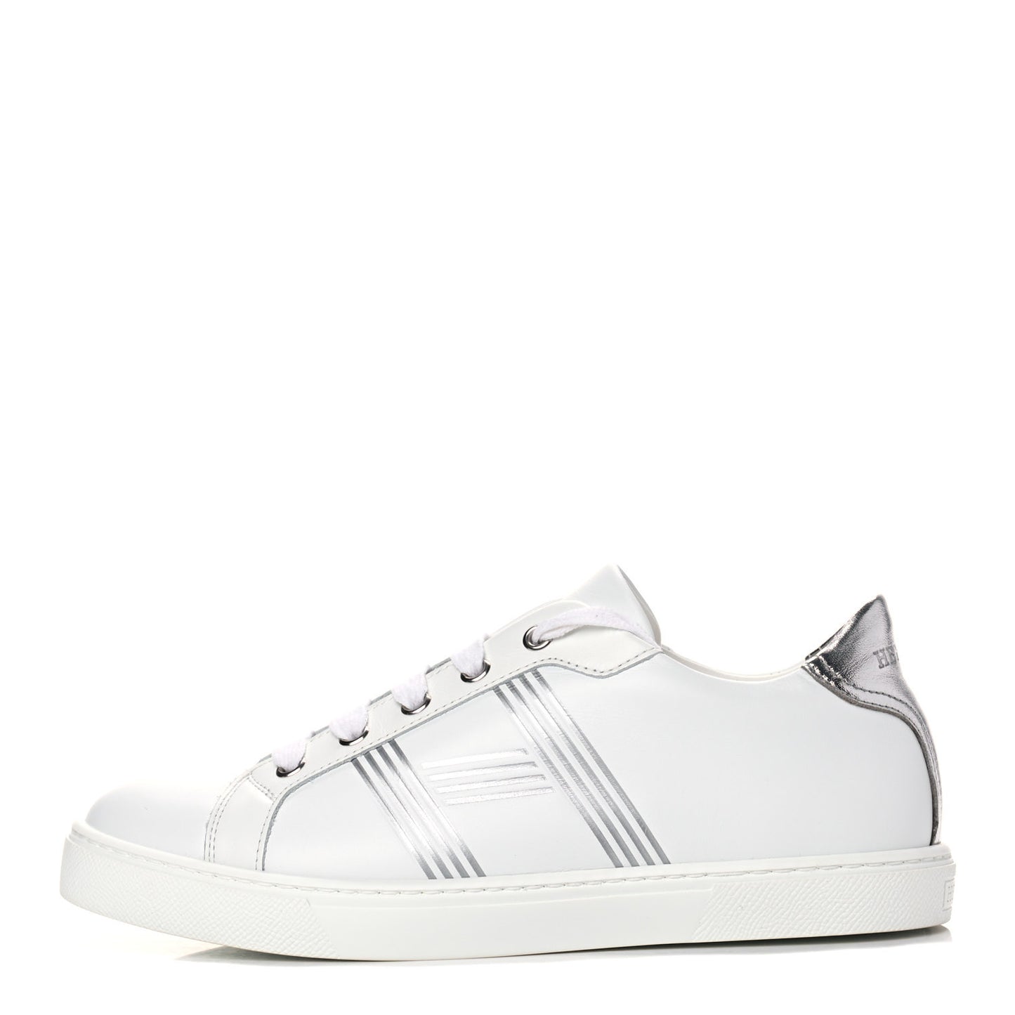 Nappa Womens Avantage Sneakers 37.5 White Argent