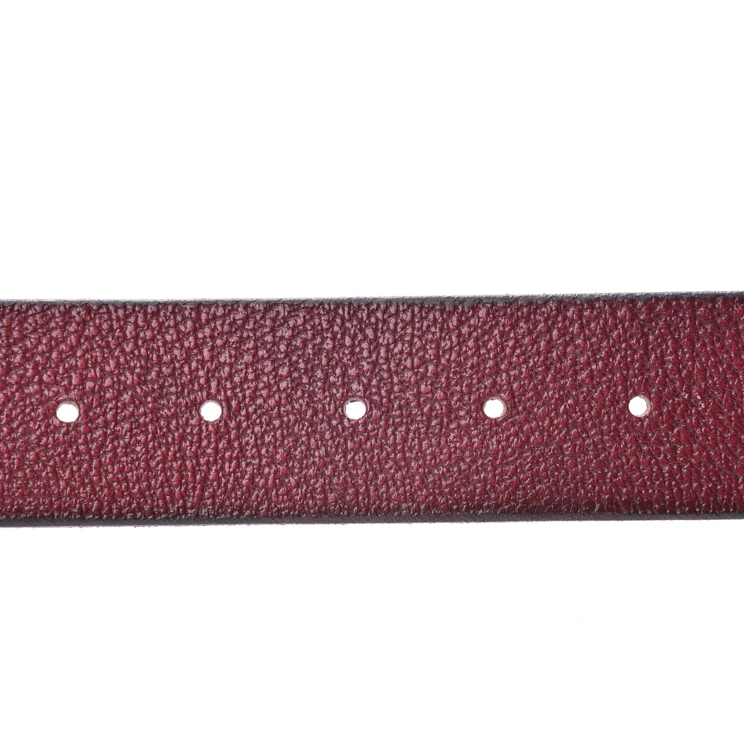 Gucci Cuoio Tusk Lavato Pearl Double G 40mm Belt 90 36 Romantic Cerise Cream 4 of 7