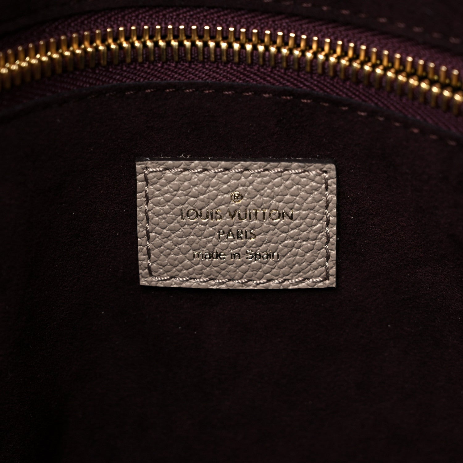 Louis Vuitton Empreinte Monogram Giant Neverfull MM Tourterelle 7 of 9