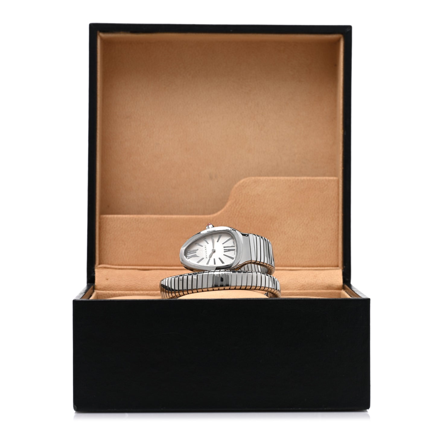 Stainless Steel 35mm Serpenti Tubogas Quartz Watch