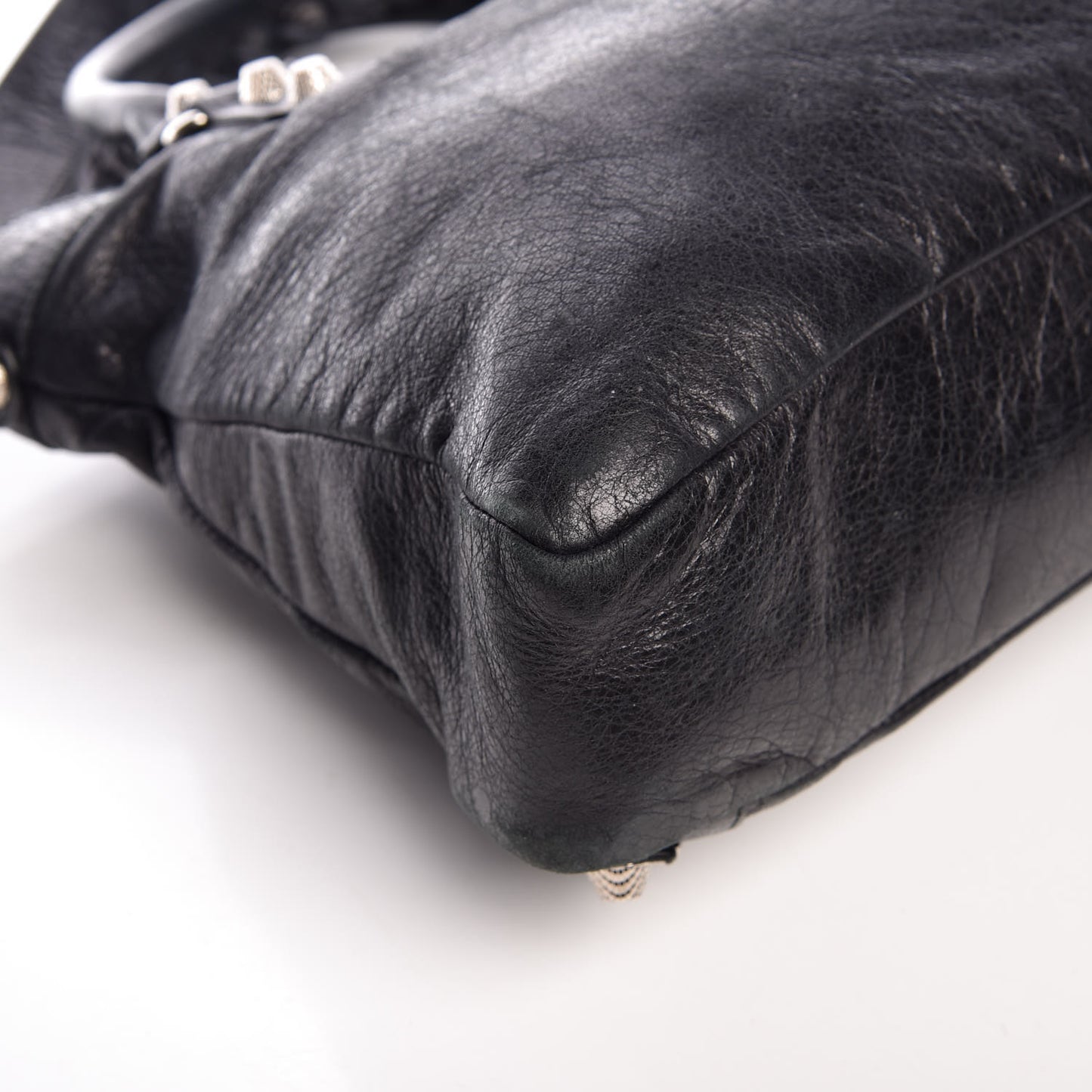 Agneau Giant 12 Silver Hardware Town Black