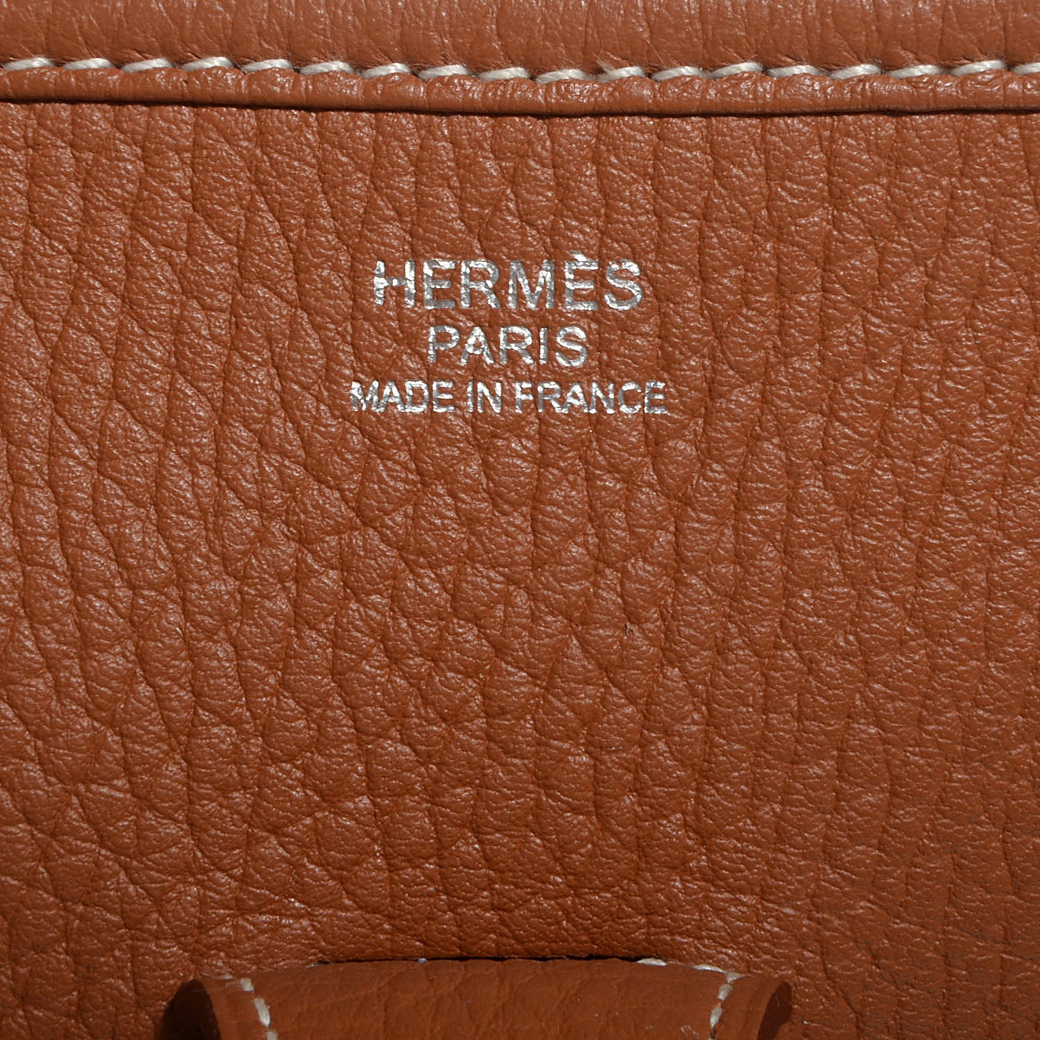 Hermes Taurillon Clemence Evelyne III GM Gold 8 of 12
