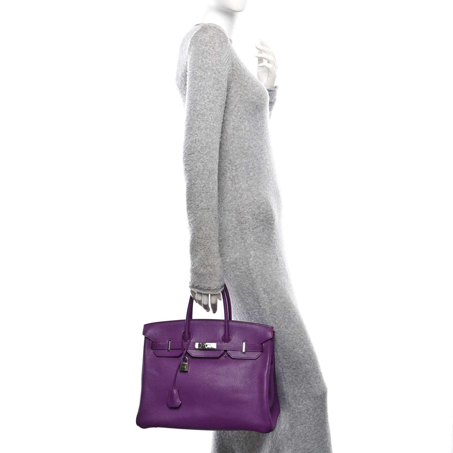 Hermes Chevre de Coromandel Birkin 35 Violet 1750073 – FASHIONPHILE