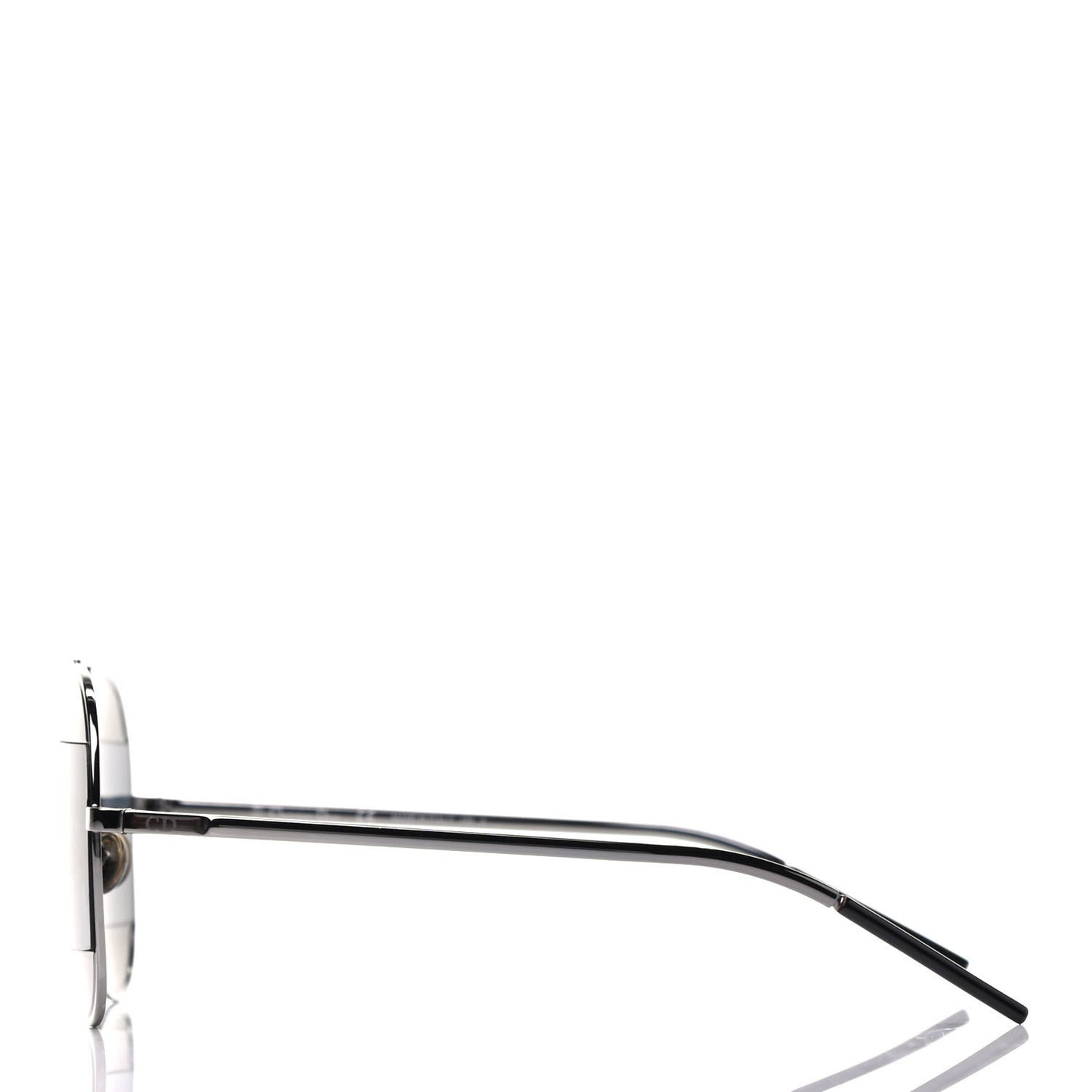 Metal Split 1 Aviator Sunglasses Silver Blue