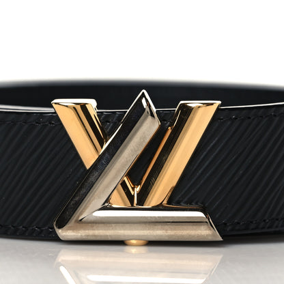 Louis Vuitton Epi 30mm LV Twist Belt 90 36 Black 2 of 6