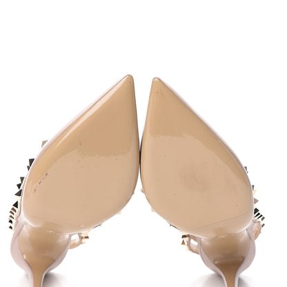 Valentino Garavani Nappa Rockstud Ankle Strap Pumps 35 Poudre 6 of 11
