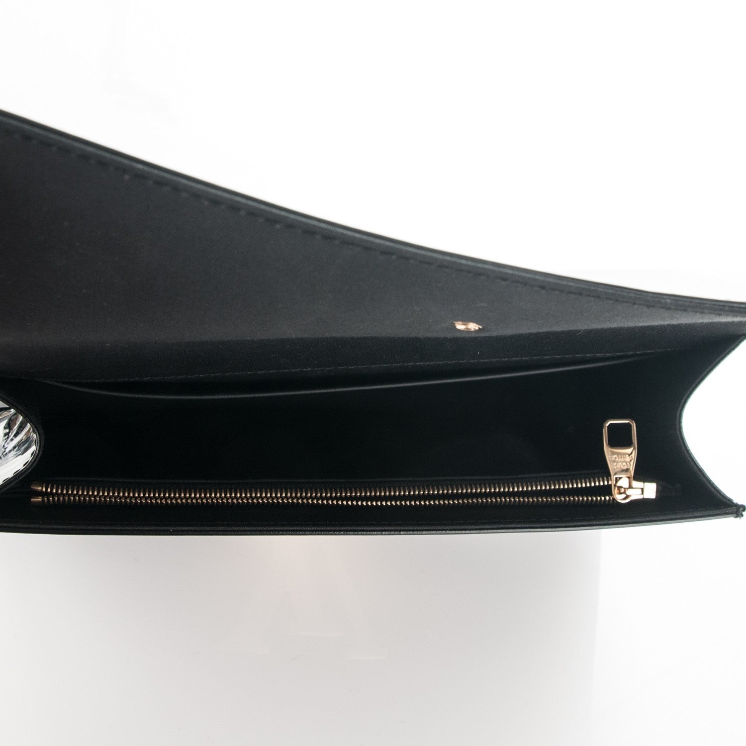 Louis Vuitton Patent Louise EW Clutch Black 5 of 6