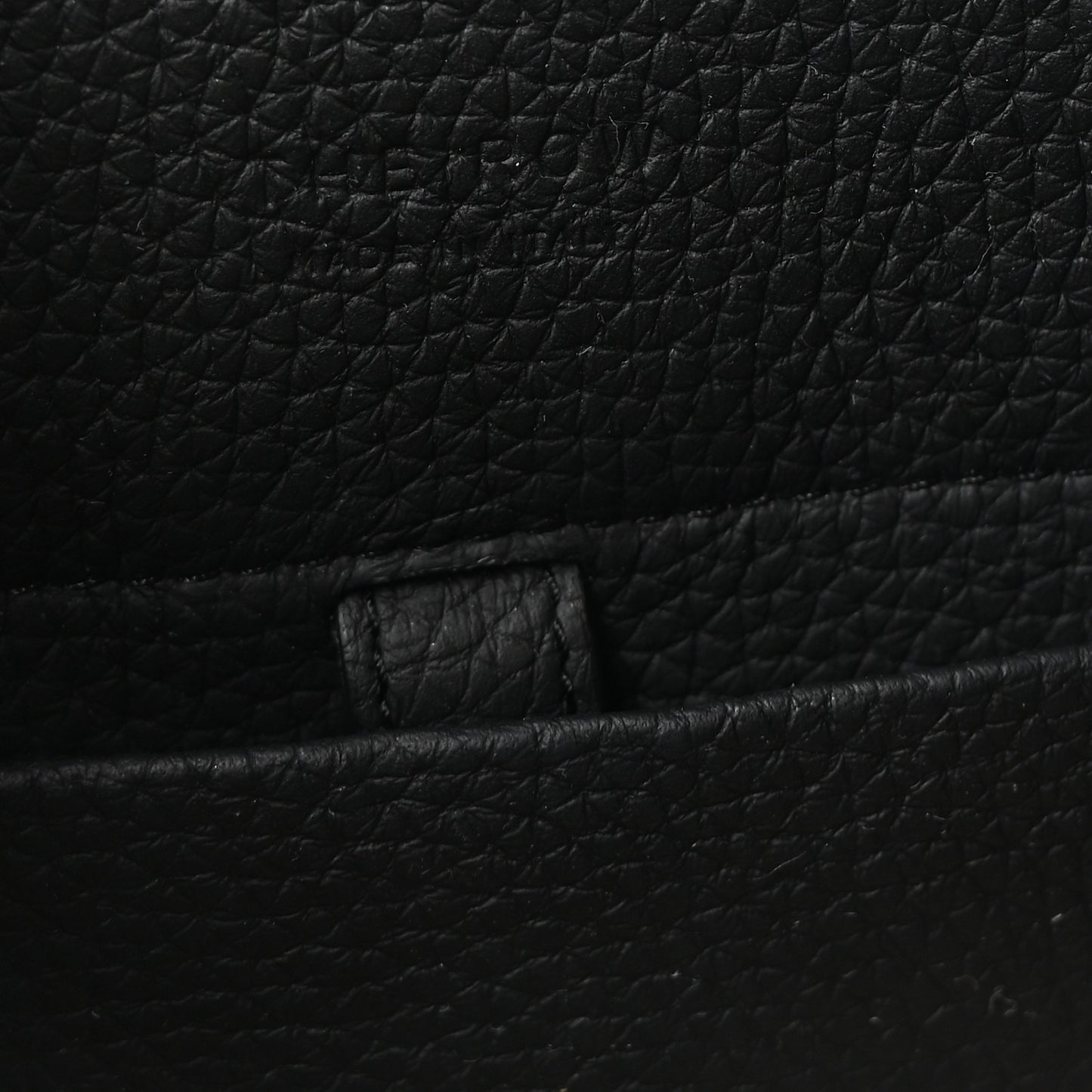 Matte Grained Calfskin Soft Margaux 10 Bag Black