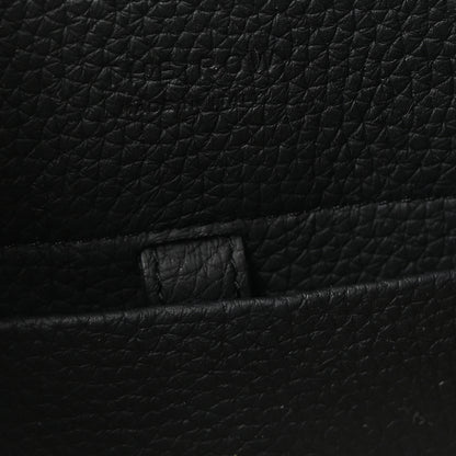 The Row Matte Grained Calfskin Soft Margaux 10 Bag Black 6 of 9