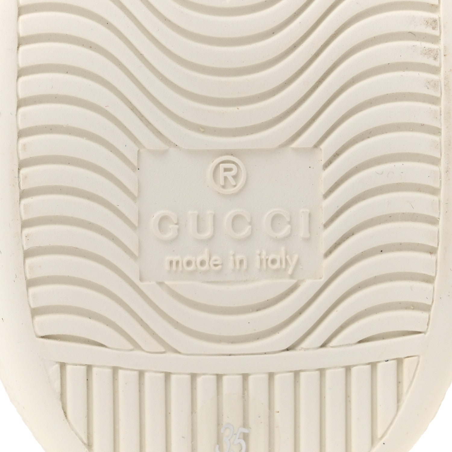 Gucci Calfskin Web Floral Embroidered Womens Ace Sneakers 35 White 7 of 10