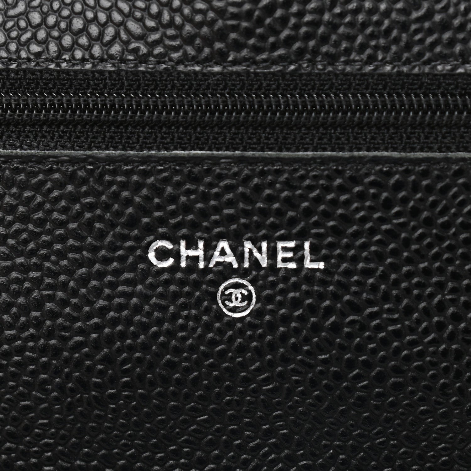 Chanel Caviar Quilted Wallet On Chain WOC Black 6 of 10
