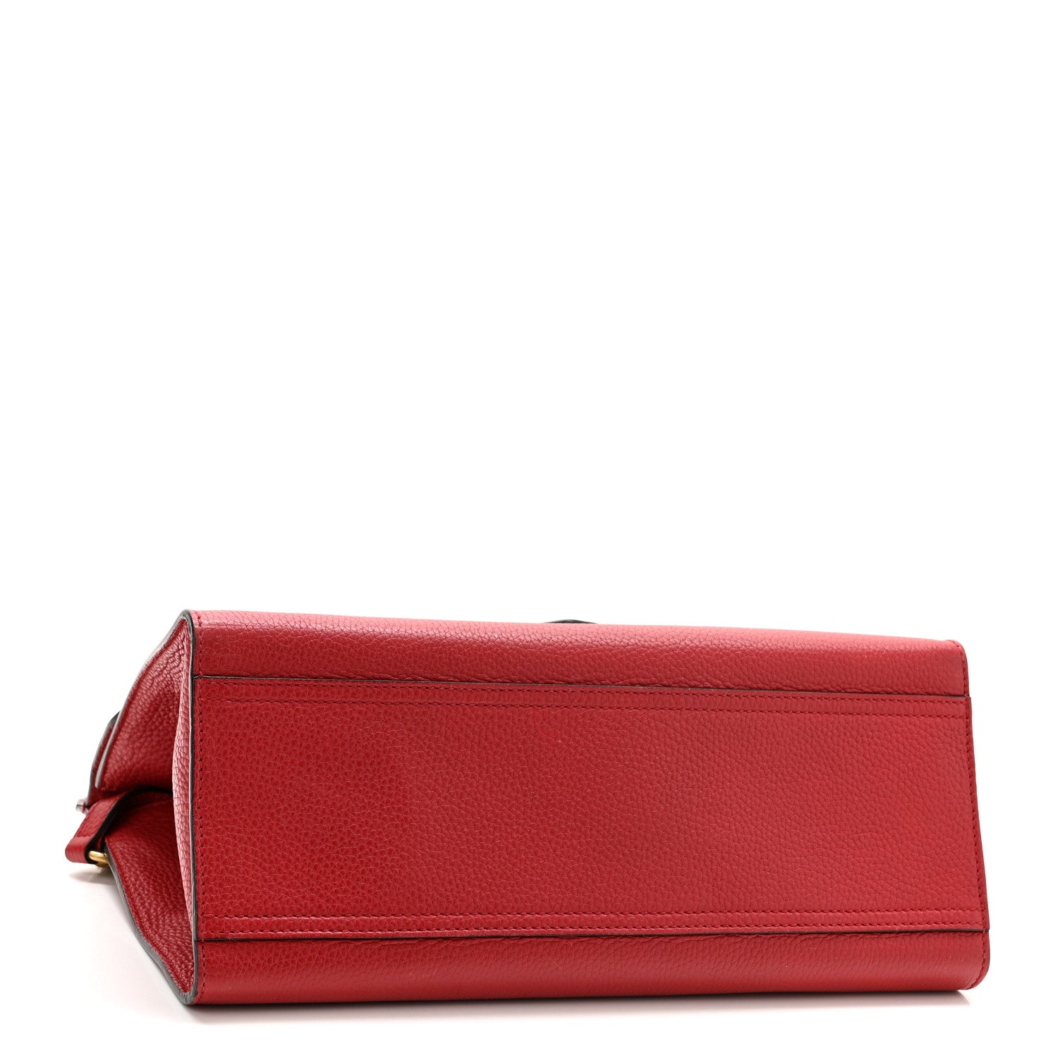 Gucci Calfskin Small GG Marmont Top Handle Bag Vulcanic Red 3 of 10