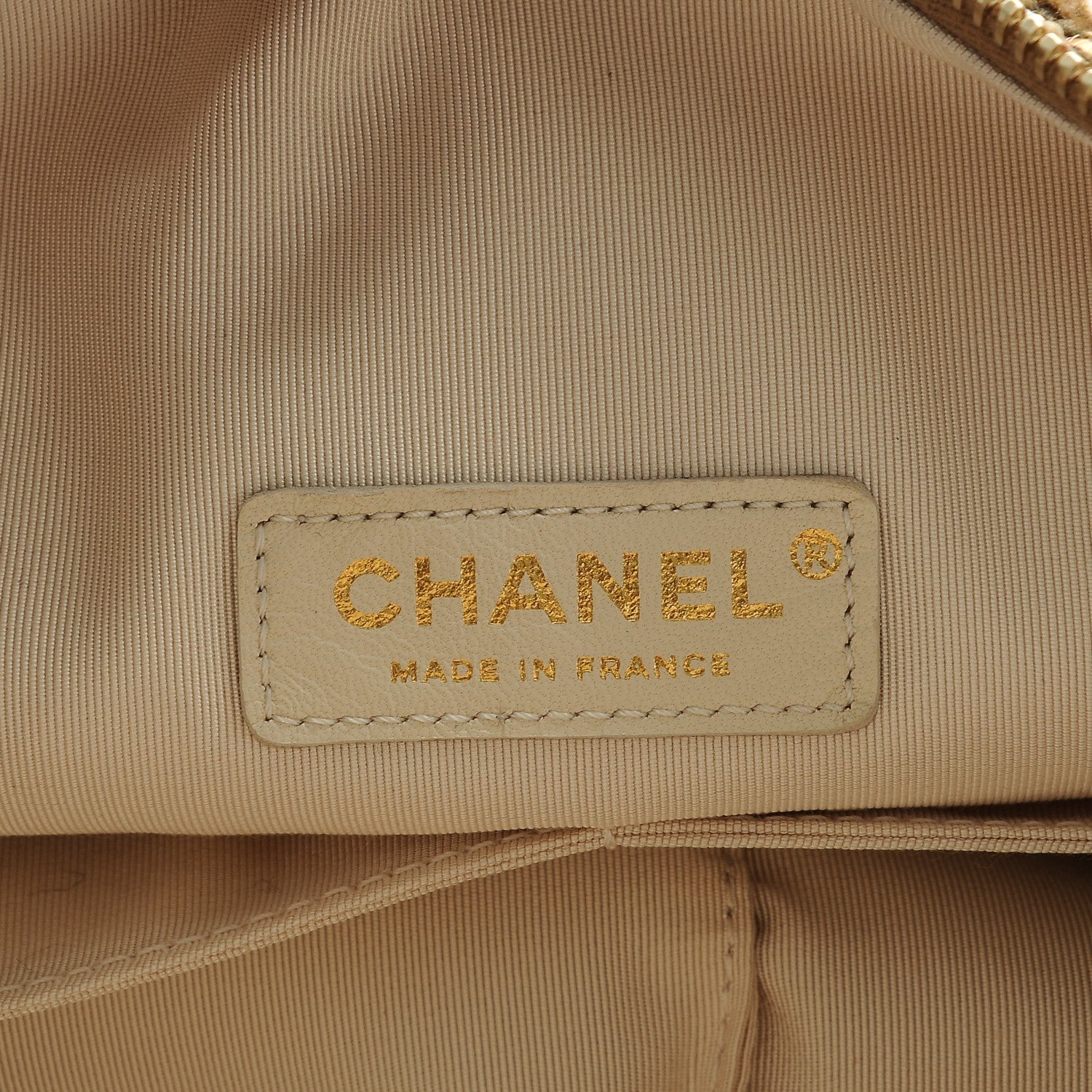 Chanel Tweed Hammock Hobo Beige 6 of 7