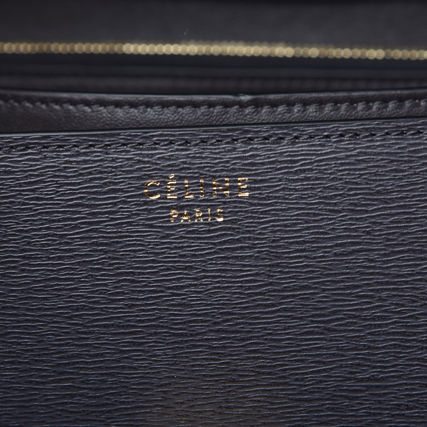 Celine Liege Calfskin Medium Classic Box Flap Bag Liquorice 6 of 8