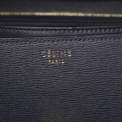 Celine Liege Calfskin Medium Classic Box Flap Bag Liquorice 6 of 8