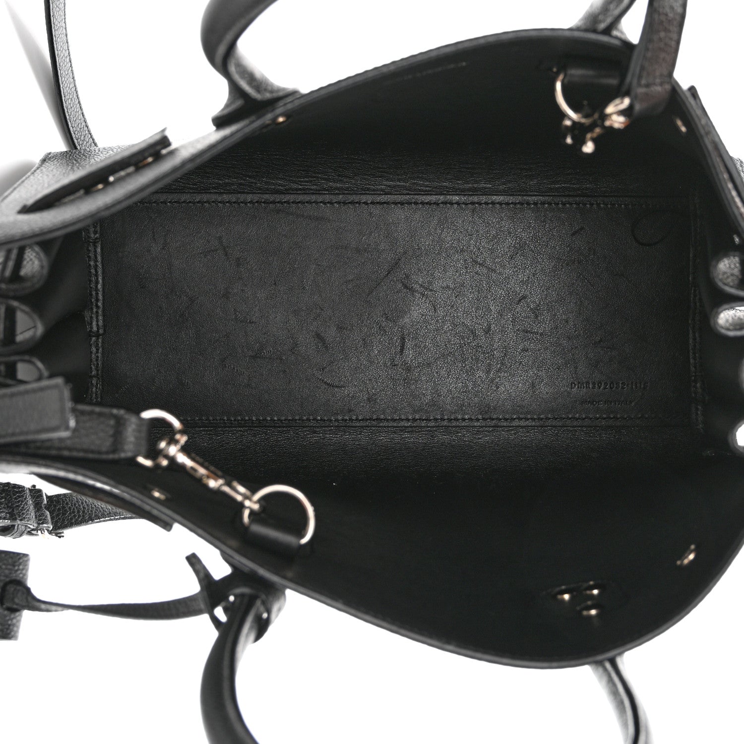 Saint Laurent Grained Calfskin Baby Sac De Jour Black 5 of 10
