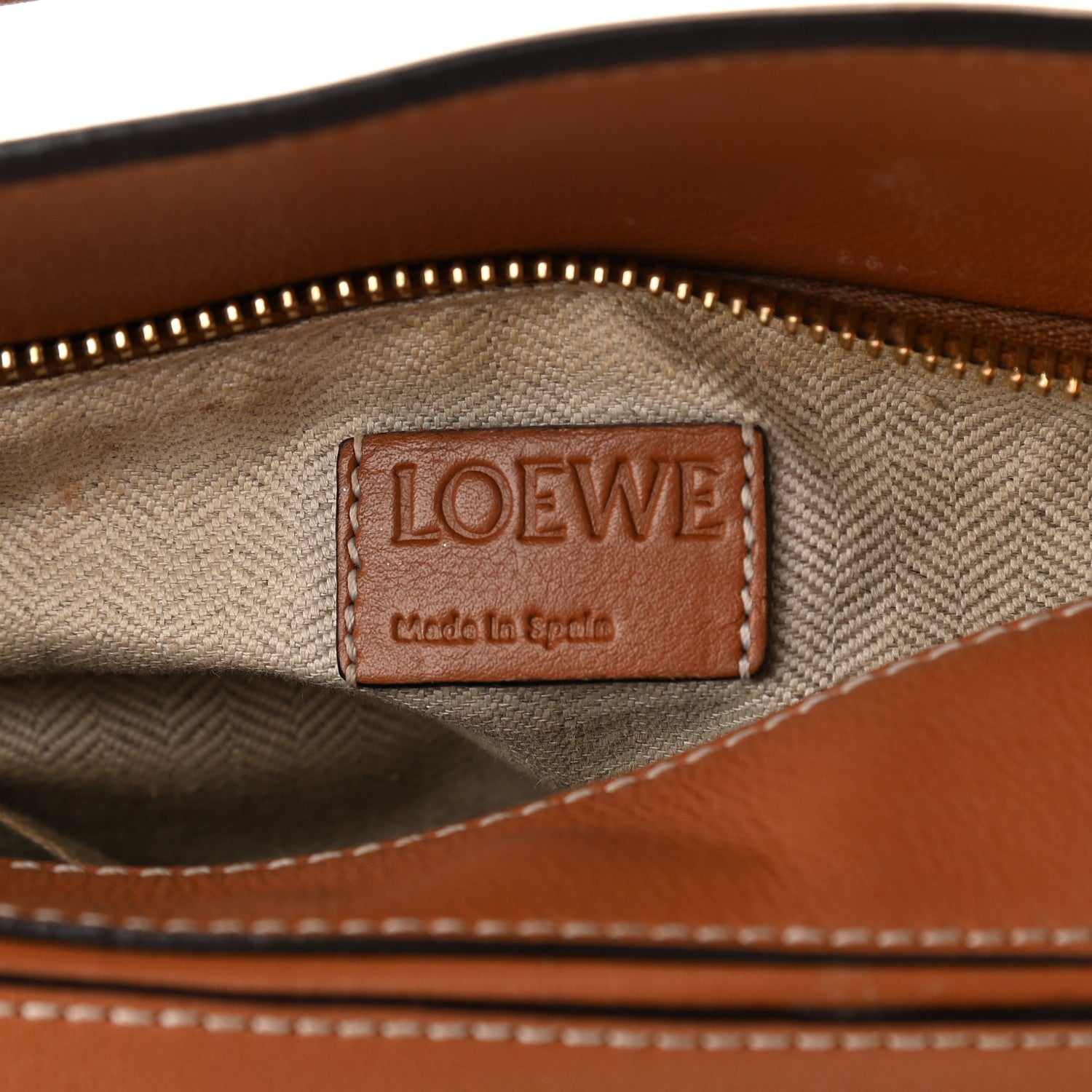 Loewe Calfskin Small Puzzle Bag Tan 6 of 11