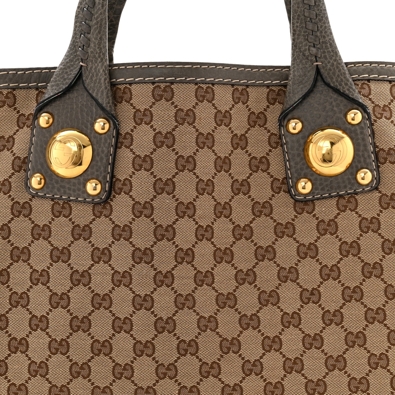 Gucci Monogram Large Sunset Tote  Brown Grey 8 of 11