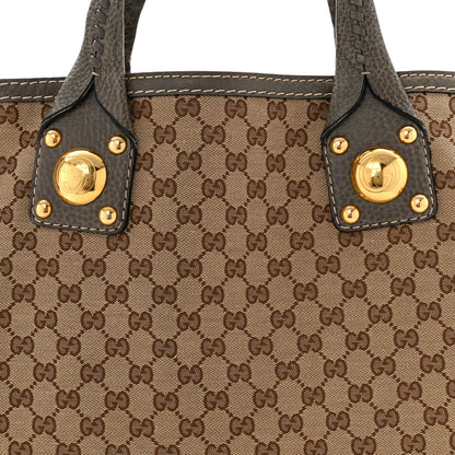 Gucci Monogram Large Sunset Tote  Brown Grey 8 of 11