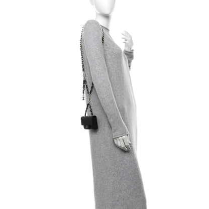 Chanel Caviar Quilted Mini Chain Belt Bag Black 2 of 12