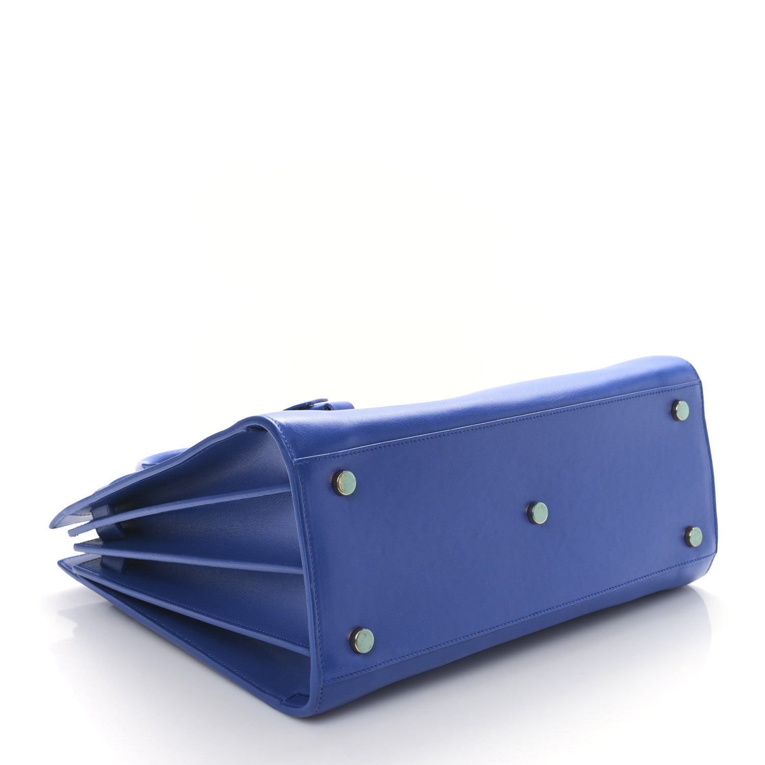 Saint Laurent Calfskin Small Sac De Jour Black Royal Blue 4 of 8