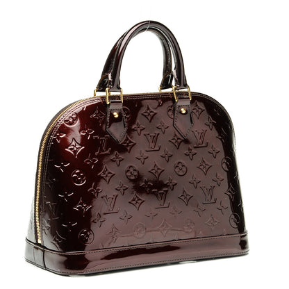 Louis Vuitton Vernis Alma PM Amarante 3 of 7