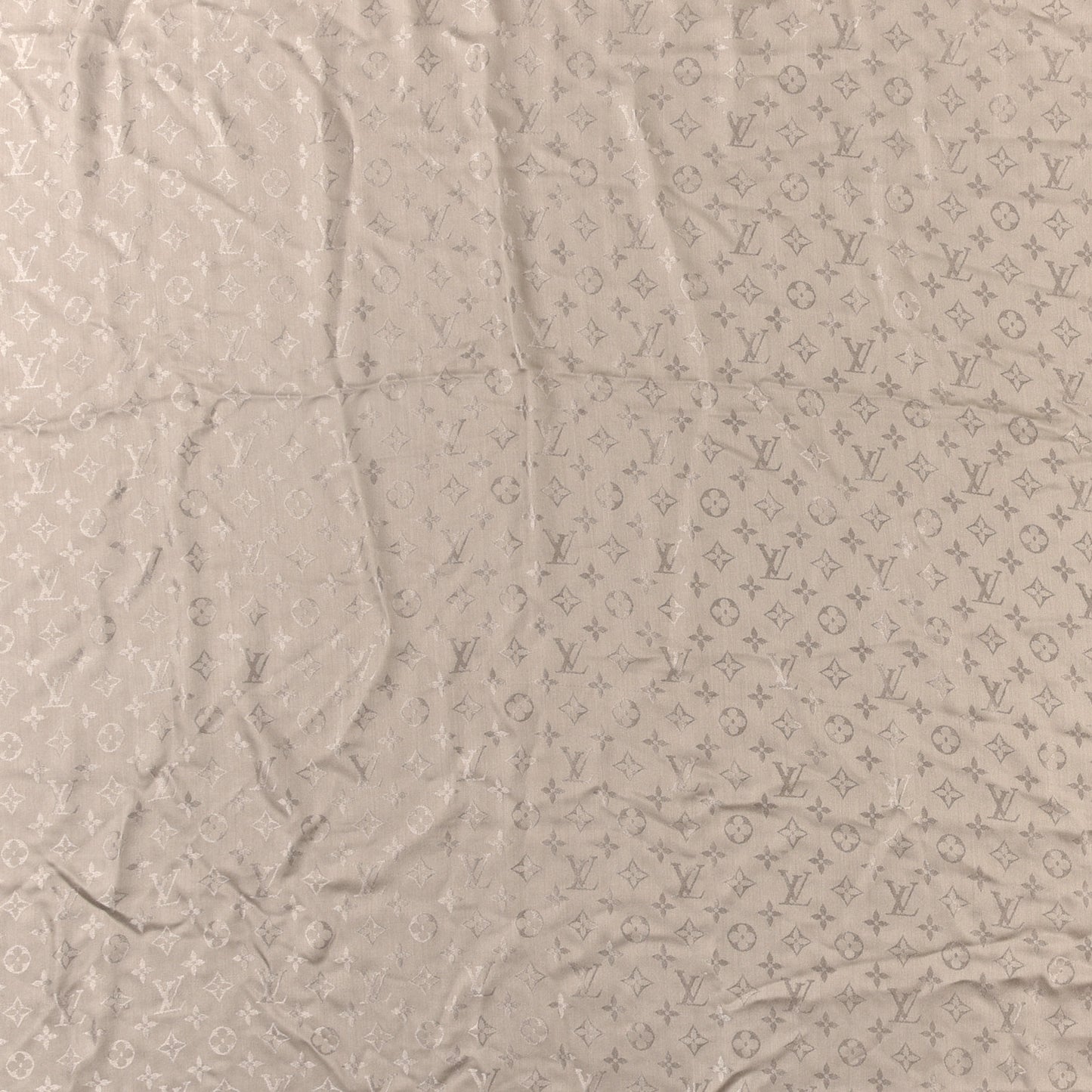 Silk Wool Monogram Shawl Verone