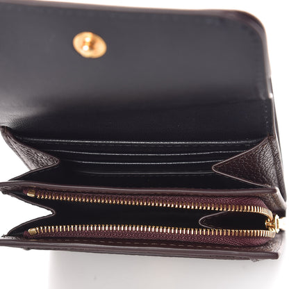 Mulberry Small Classic Grain Small Plaque French Purse Wallet Oxblood 5 of 7