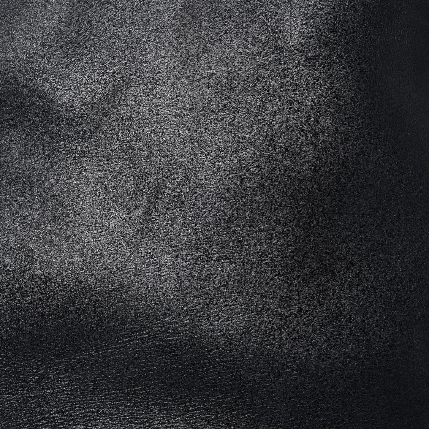 Lambskin Calfskin Band Twisted Cabas Black