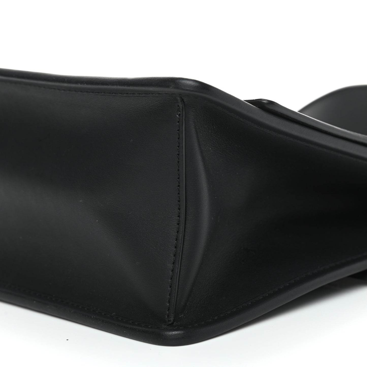 Vitello Century Velvet F is Fendi FF Kan I Shoulder Bag Black Tobacco