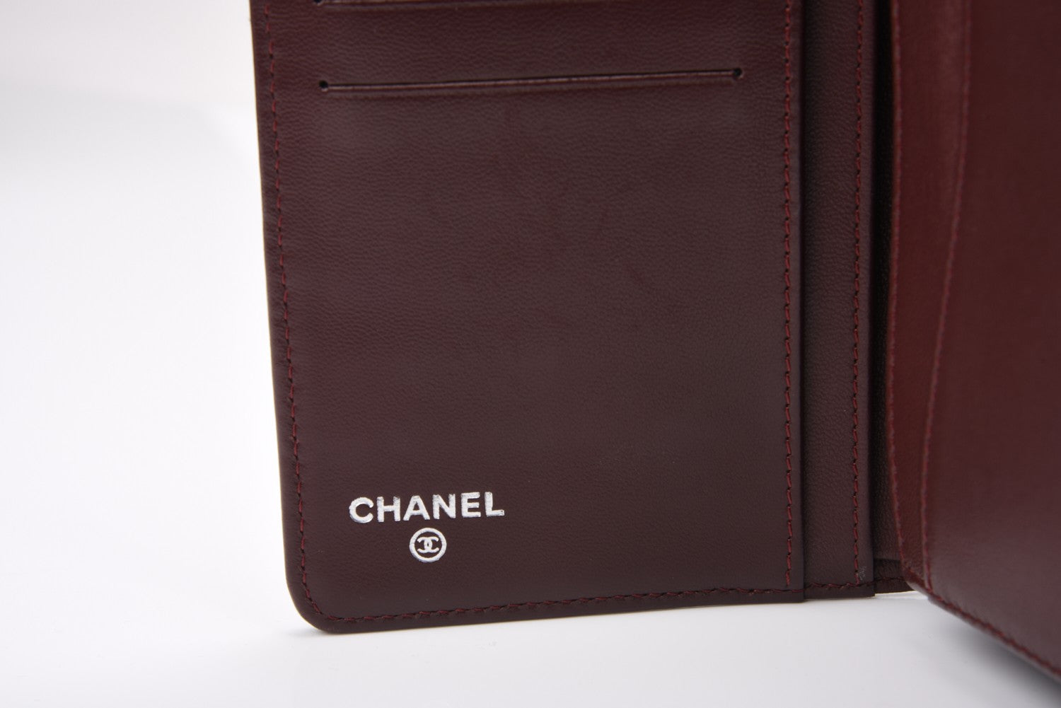 Chanel Lambskin Quilted Yen Wallet Black 5 of 10