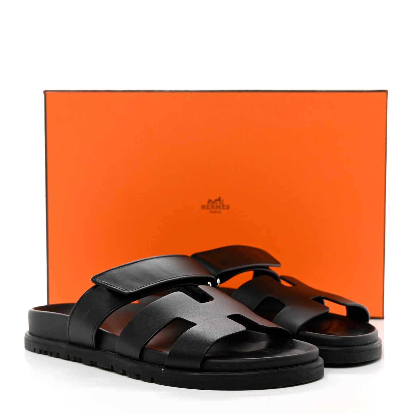 Calfskin Womens Chypre Sandals 36.5 Black