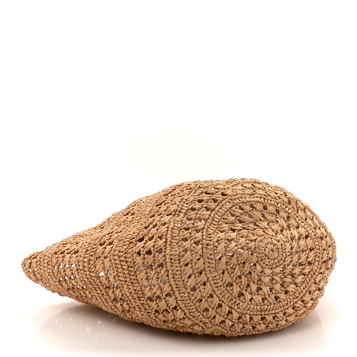 Saint Laurent Raffia Calfskin Small Panier Tote Naturel 4 of 10